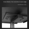 Adjustable Overbed Table with Wheels, Pneumatic Mobile Standing Desk, Laptop Desk for Home Use, view 4
