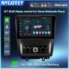 10.1" Android 14 Car Radio for Ford Mustang 2010-2014, Octa-Core 4GB RAM 64GB ROM, Car Stereo with Wireless CarPlay & Android Auto Support SWC GPS Navi WiFi/4G AM/FM/RDS Bluetooth (For Manual AC Only) view 3