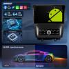 10.1" Android 14 Car Radio for Ford Mustang 2010-2014, Octa-Core 4GB RAM 64GB ROM, Car Stereo with Wireless CarPlay & Android Auto Support SWC GPS Navi WiFi/4G AM/FM/RDS Bluetooth (For Manual AC Only) view 4
