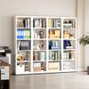 Kubohogar Book Shelf, 5 Tier Metal Bookshelf with Adjustable Shelves, Open Shelf Bookcase for Home Office & Living Room, CD Storage Racks, White 16" Wide view 2