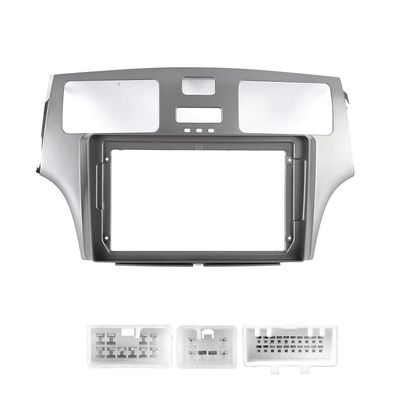 Car Stereo Navigation 9" Android Radio Mounting Frame Mask Bracket with Wiring Harness Specific Designed for Toyota Windom ES300 2008