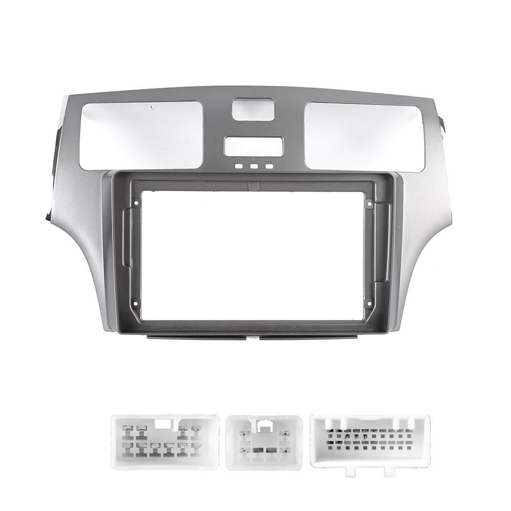 Car Stereo Navigation 9" Android Radio Mounting Frame Mask Bracket with Wiring Harness Specific Designed for Toyota Windom ES300 2008