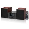 WISCENT Bluetooth Stereo System 40W for Home, CD Player with Wireless Streaming, MP3/USB/Audio in/FM Radio, Powerful Home Audio Sound System view 1