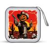CD Case 40 Capacity CD DVD Case Wallet Holder Desert Pumpkin Gunman Portable Storage Binder for Office Home Travel Car view 1
