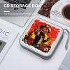 CD Case 40 Capacity CD DVD Case Wallet Holder Desert Pumpkin Gunman Portable Storage Binder for Office Home Travel Car view 3