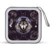 CD Case 40 Capacity CD DVD Case Wallet Holder Wolves And Dream Catchers Portable Storage Binder for Office Home Travel Car view 1