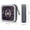 CD Case 40 Capacity CD DVD Case Wallet Holder Wolves And Dream Catchers Portable Storage Binder for Office Home Travel Car view 2
