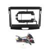 Car Stereo Navigation 9" Android Radio Mounting Frame Mask Bracket with Wiring Harness Specific Designed for Ford Ranger 2014 2015 2016 2017 view 1