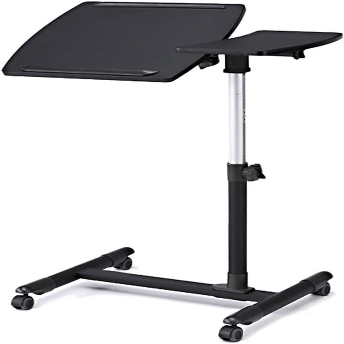 Adjustable Mobile Laptop Stand Desk Rolling Cart Height Adjustable from Multifunction Workstation,