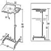 Adjustable Mobile Laptop Stand Desk Rolling Cart Height Adjustable from Multifunction Workstation, view 2