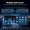 11.3" QLED Android 8Core 4G+64G Carplay Screen for Car Android Auto & Carplay Screen with Netflix YouTube Google Play AI 1080P Rear Camera Split Screen GPS Navigation Voice Control view 4