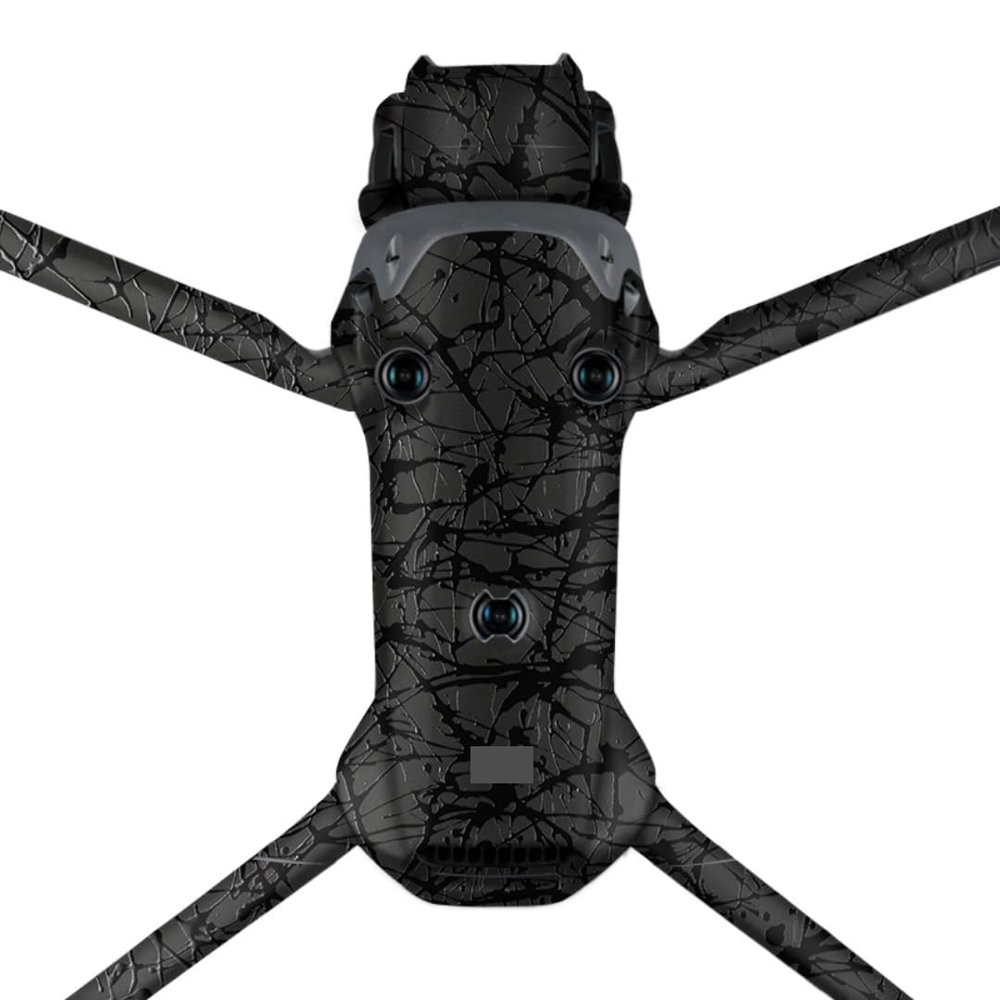 Anti-Scratch Skin Mavic 4 Pro Decal Skins for DJI Mavic 4 Pro Premium Sticker Protective Wrap Cover Film Photographic Video Equipment Accessories Decals (Splash Ultra Black)