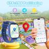 4G Kids Smart Watch GPS Tracker, Smartwatch for Kid with Video Calling, Voice Chat, Class Mode, SOS , Pedometer, Alarm, Games, SIM Card HD Touch Screen Phone Watch Gift for 4-12 Girls Boys, Blue view 4
