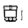 Car Stereo Navigation 9" Android Radio Mounting Frame Mask Bracket with Wiring Harness Specific Designed for Mitsubishi Colt Plus 2013 2014 2015 2016 2017 2018 2019 2020 2021 view 1