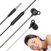 MEE audio SleepTones Wired Sleep Earbuds 3.5mm Plug for Side Sleepers with Lightweight Low-Profile Silicone Earpieces, Noise Reduction Sleeping Headphones with Built-in Mic, & Volume Controls view 1