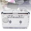 Goshyda Portable Cassette Player with Cassette to MP3 Converter, USB C Cassette Player with Auto Rewind, Includes Software & Headphones for PC Laptop view 4