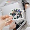 3Pcs Talk Birdie To Me Sticker Funny Golf Humorous Gift for Golf Lovers Sports Fans Friends Talk Birdie To Me Stickers Gift for Golfers Car Decal for Laptop Water Bottle Toolbox Case (T1 HO, 3") view 2