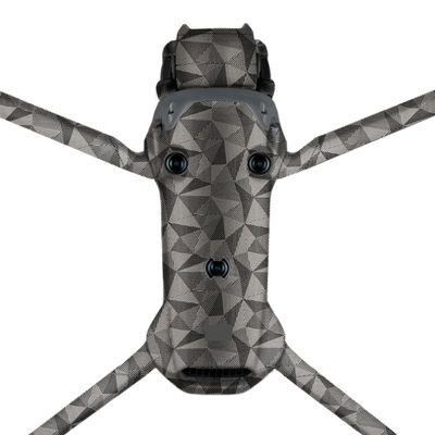 Anti-Scratch Skin Mavic 4 Pro Decal Skins for DJI Mavic 4 Pro Premium Sticker Protective Wrap Cover Film Photographic Video Equipment Accessories Decals (Triangle Titanium)