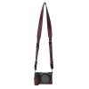 A6700 Case, Genuine Litchi Leather Camera Case Bottom Opening Body Half Base Cover for Sony Alpha A6700 with Neck Strap (Coffee) view 2
