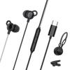 MEE audio SleepTones USB-C Wired Sleep Earbuds for Side Sleepers with Lightweight Low-Profile Silicone Earpieces, Noise Reduction Sleeping Headphones with Built-in Mic & Volume Controls (USB Type C) view 1