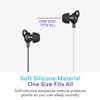 MEE audio SleepTones USB-C Wired Sleep Earbuds for Side Sleepers with Lightweight Low-Profile Silicone Earpieces, Noise Reduction Sleeping Headphones with Built-in Mic & Volume Controls (USB Type C) view 2