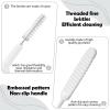 20Pcs Multifunctional Shower Head Cleaning Brush for Small Holes,White view 2