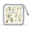 CD Case 40 Capacity CD DVD Case Wallet Holder Herbs Flowersb Portable Storage Binder for Office Home Travel Car view 1