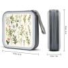 CD Case 40 Capacity CD DVD Case Wallet Holder Herbs Flowersb Portable Storage Binder for Office Home Travel Car view 2