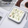 CD Case 40 Capacity CD DVD Case Wallet Holder Herbs Flowersb Portable Storage Binder for Office Home Travel Car view 4