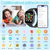 4G Kids Smart Watch GPS Tracker, Smartwatch for Kid with Video Calling, Voice Chat, Class Mode, SOS , Pedometer, Alarm, Games, SIM Card HD Touch Screen Phone Watch Gift for 4-12 Girls Boys, Black view 2