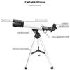 Monoculars for Adults High Power, Astronomical Telescope, 360/50mm Refractor Telescope 90X Lens Monocular Telescope with Adjustable Tripod for Beginners and Kids Binoculars view 2