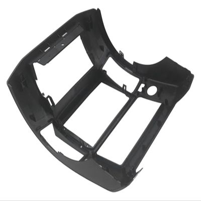 Car Radio Fascia Compatible for Nissan NAVARA 2006-2012 Auto Stereo Plastic Panel Mounting Bezel Faceplate Dash Frame Kit(Fascia and Cable)