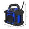 Bingxue Jobsite Radio Outdoor Speaker Bluetooth Wireless, 30W IPX 66 Waterproof FM Clock Radio, Portable with LED Lights, Anticollision Radios for Outdoor/Work/Garage (P250B) view 3