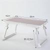 Adjustable Laptop Table for Bed - Multi-Functional Portable Desk Riser, Folding Computer Tray Stand, Yellow 65x46 cm, Ideal for Home & Office Use view 2