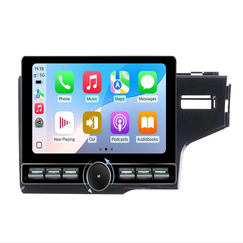 4+64GB for Honda Fit Jazz Radio 2014-2017 Android 15 Car Stereo 10.8" Touchscreen Wireless Carplay Android Auto DSP Bluetooth GPS Navigation FM with Free Reverse Camera