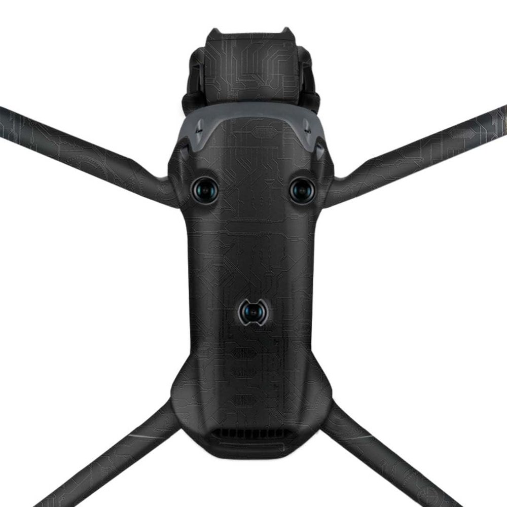 Anti-Scratch Skin Mavic 4 Pro Decal Skins for DJI Mavic 4 Pro Premium Sticker Protective Wrap Cover Film Photographic Video Equipment Accessories Decals (Circuit Black)