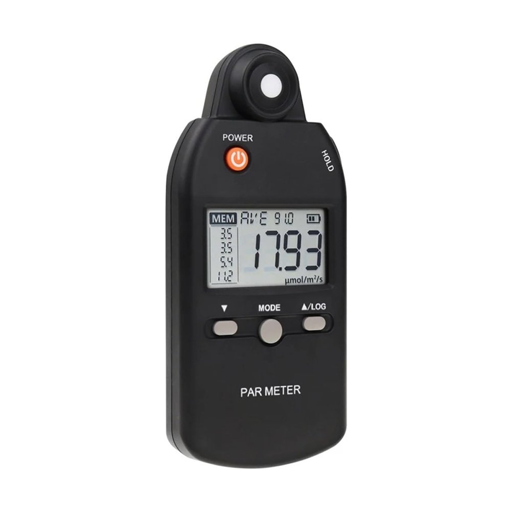 Light Meters, Handheld PAR Meter Advanced Sensor Measure Grow Light Intensity Lux PPFD Tester for Indoor and Outdoor Plant