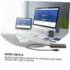 COOLHIYA USB Hub Multifunctional Data Splitter Adapter with Voltage Stabilizer Compact Lightweight Design for Laptop and Computer No Driver Needed Stable High-Speed Transmission view 2