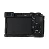 A6700 Case, PU Leather Camera Bag Bottom Opening Half Body Case Cover Shell for Sony Alpha A6700 with Neck Strap (Black) view 4