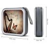 CD Case 40 Capacity CD DVD Case Wallet Holder Music Background Portable Storage Binder for Office Home Travel Car view 2