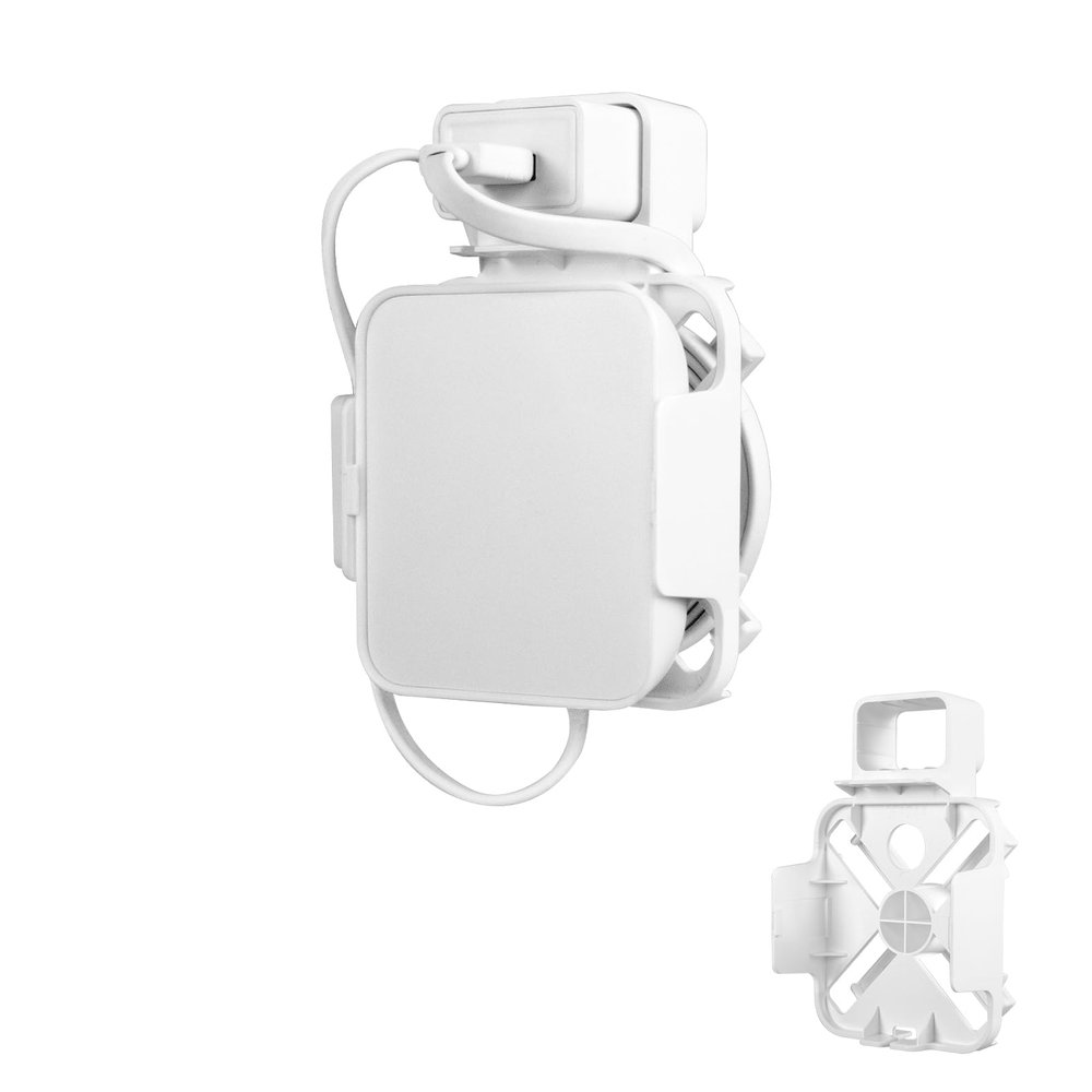 OkeMeeo Mount for SwitchBot Hub 2 (2nd Gen), Outlet Mount with Cord Management, Space-Saving and No-Drill Installation