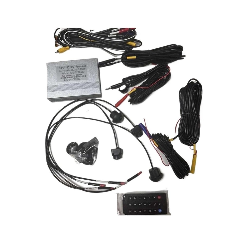 360 Degree Parking System Car Dvr Camera Auto 3D HD 1080P Driving Recorder Panoramic View 220 Degree Large Wide Angle