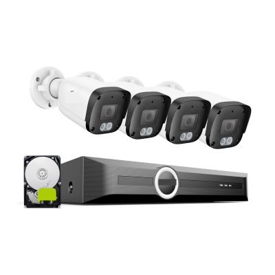 QDVOPHZA 5MP POE CCTV Security System 6MP 8CH NVR 5MP Outdoor IP Cameras Human/Vehicle Detection Night Vision Remote Access(4T)