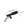 COOLHIYA Professional Camera Microphone for Interview Recording Compatible with DSLR Camcorder Phone High-Sensitivity Stereo Audio Mic for Live Streaming Vlogging and Filmmaking view 2