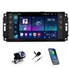 2+32G Car Stereo Radio for 2011 2012 13 2014 for Dodge Avenger with Wireless CarPlay Android Auto,7" HD Touchscreen Car Audio Receiver GPS Head Unit WiFi Bluetooth FM SWC AUX-in+ AHD Backup Camera MIC view 1