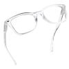 LifeArt Reading Glasses Anti Eyestrain Computer Readers Gaming GlassesTV Glasses Women and Men Anti Glare (Clear, 2.25 Magnification) view 1