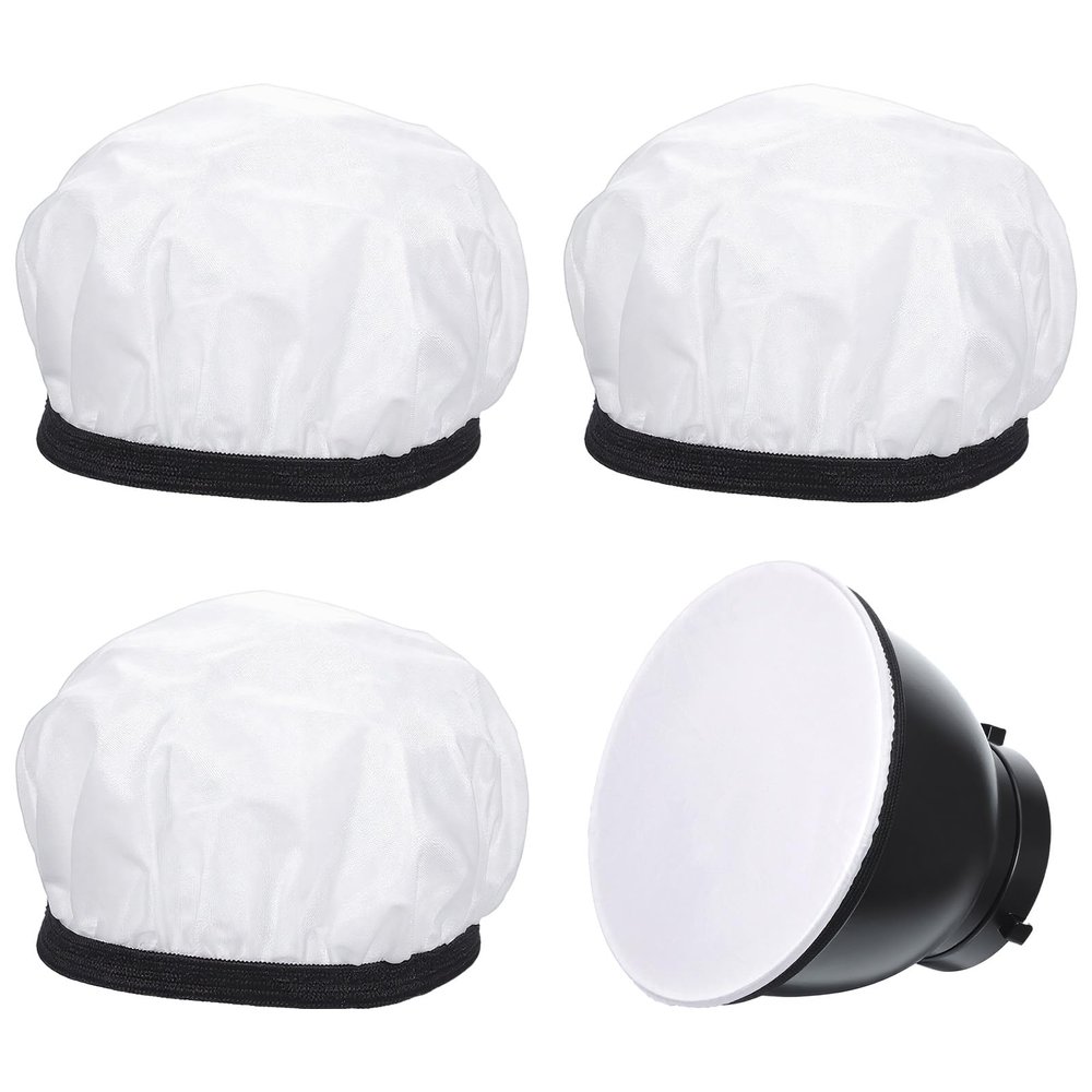 3 Pcs Light Diffuser, 7"/18cm Soft Light Reflector Diffuser, Standard Cloth Diffusers Lights Sock for Studio Strobe Reflectors, Video Shooting