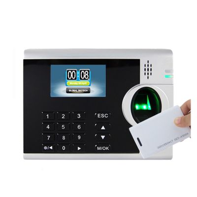 Clocking in Machine, Inch Color Screen System Fingerprint Time Attendance Time Clockc USB TCP/IP Biometric Fingerprint Time Recorder for Employees,Xm218Id1_Plug