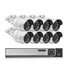 QDVOPHZA 4/8CH 4K POE Ultra FHD Full Color Video Surveillance System 8MP H.265 NVR Audio IP Outdoor Security CCTV Cameras Kit Set(4PCS,8CH NVR and 8Cameras) view 1