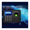 Clocking in Machine, 2.4'' Tft LCD Display Biometric USB Fingerprint Attendance Machine Free Software Password Employee Checking-in Reader for Employees view 2